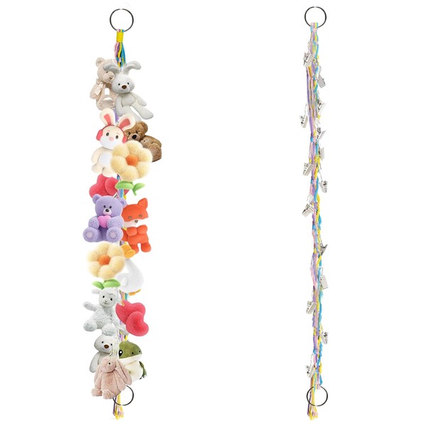 Ruzister 200cm Hanging Storage Hammock for Stuffed Animals, Hammock Corner
