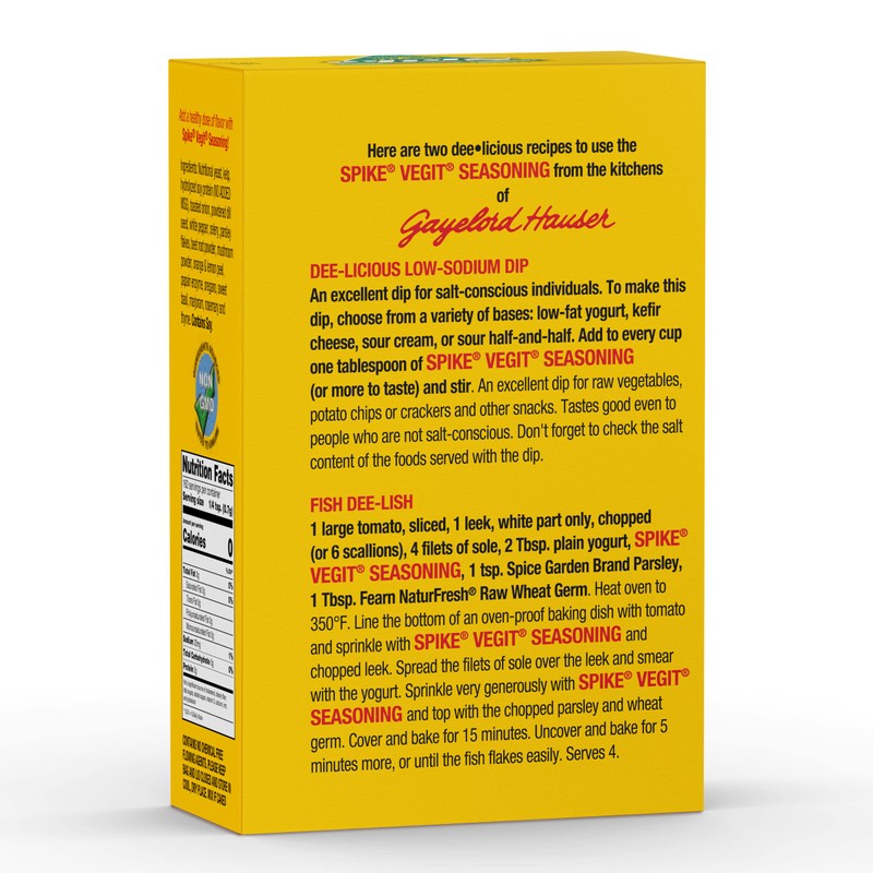 Modern Products Spike Gourmet Natural Seasoning - Vegit - Box