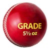 DSC Grade Leather Cricket Ball (Red, Club)| Water Proofed Leather