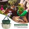 Garden Tool Bag, 7.5" x 8" Garden Tote Storage Bag