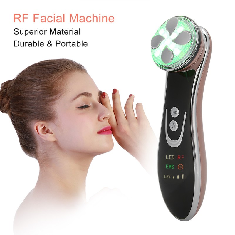 Household RF Skin Rejuvenation Instrument EMS Facial Machine Photon Therapy
