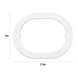 Screw Man 240-0930 Firepot QuadraFire Gasket（2 Pack） Fits for Contour Castile Santa Fe Mt Vernon