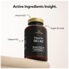 Vitamin D3 + K2, 4000 IU Vitamin D3, 100μg Vitamin