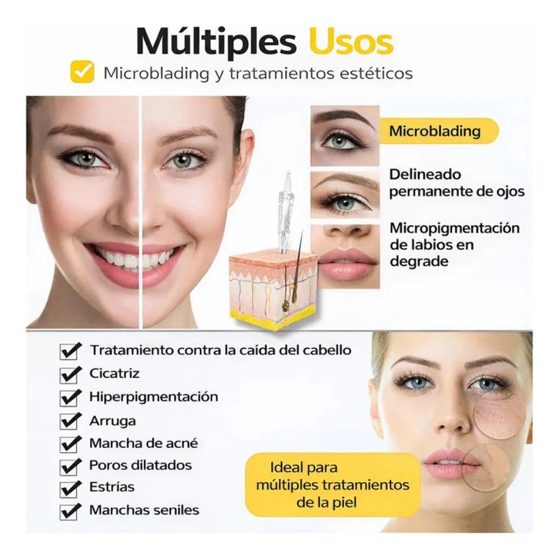 30 Cartuchos Para Dermapen, Dr. Pen 12, 36, 42, Nano