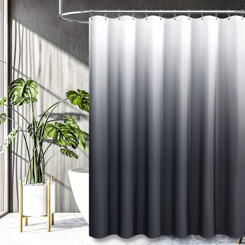 BTTN Extra Long Shower Curtain - 72 x 84 Inch
