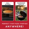 Maverick Pizza Stone with Gloves for Grill Oven 15 Inch