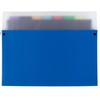 Mead Five Star 7 Pocket Expanding File Folders, Plastic, Cobalt