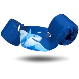 Zeraty Toddler Swim Vest Arm Water Wings for Kids 33-66 lbs, Cartoon Floaties Adjustable Learn to Swim Jacket for Baby Girls Boys 2,3,4,5,6 Years Old, Child Beach Swimming Pool Arm Band Aid Float