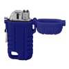 USB Rechargeable Lighter Windproof Dual Arc Lighter Waterproof Flameless Electric
