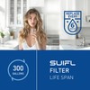 Suifl HX2017FR-A/HX2017F-A Water Filter, Compatible with Hisense HRF266N6CSE1, HRF266N6CSE, HRF209N6CSE,