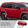 Voron Glass in-Channel Extra Durable Rain Guards for Toyota Sequoia