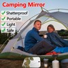 Nkjve Shatterproof shower mirror fogless for shaving mirror (Larger,11"x8"