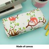 LParkin Cute Sloth Large Capacity Canvas Pencil Case Pen Bag