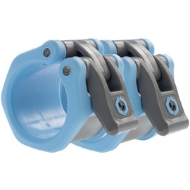 Lock-Jaw HEX 50mm / 2" Olympic Barbell Collar - Quick Release Barbell Clamp (LIGHT BLUE)