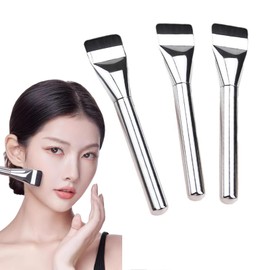 HASAGEI Ultra Thin Foundation Brush, Foundation Make-up Pinsel, Flat Top Ultra Dünn Make-up Pinsel für Cremige, Pudrige oder Flüssige Foundation (3pcs)