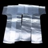 FERENLI 12.5x23cm 100 Pcs Clear Plastic Handle Drink Containers Bags