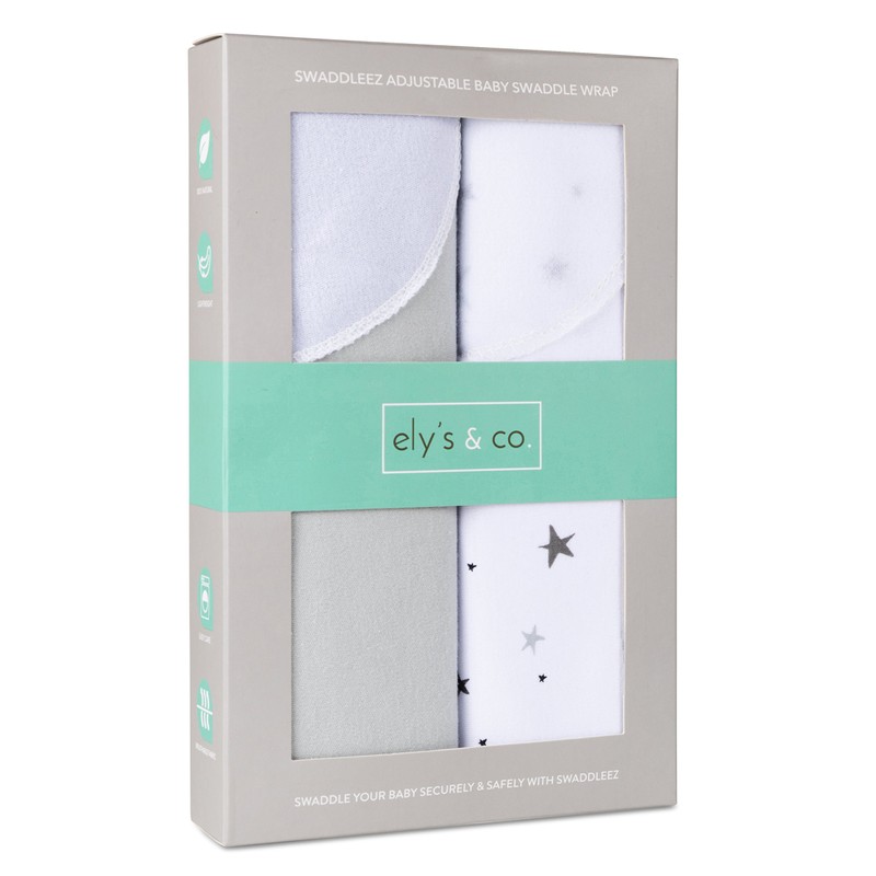 Ely's & Co. Adjustable Swaddles for Newborn, Baby Swaddles 0-3