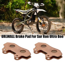 URLWALL 2Pcs Brake Pads for Sur Ron Ultra Bee, Rear Front Disc Brake Pads set Durable Electric Dirt Bike Brake Pads Motorcycle Parts