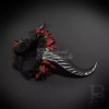 Horns Cosplay Headband Black Red FS3074R
