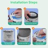 Doifyn HP072 Replacement Filter for Shark HP072/HP071,HP072 Filter NeverChange Air