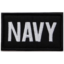 Navy Navy Patch Velcro Removable Military Airsoft Embroidery Patch