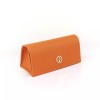 Tory Burch Saffiano Leather Sunglasses Case Blood Orange