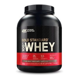 Suplemento Optimum Nutrition proteína proteína gold standard 100% whey sabor extreme milk chocolate de 2.27kg polvo