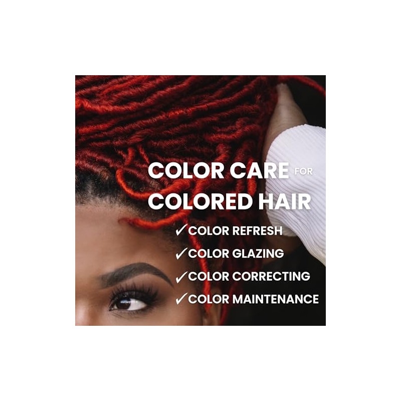 Pure Blends Hydrating Color Depositing Shampoo, Red, Bright Red and