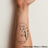 'Jolly Squirrel' Temporary Tattoo - Water Resistant, Skin-Safe, Non-Toxic Transfer