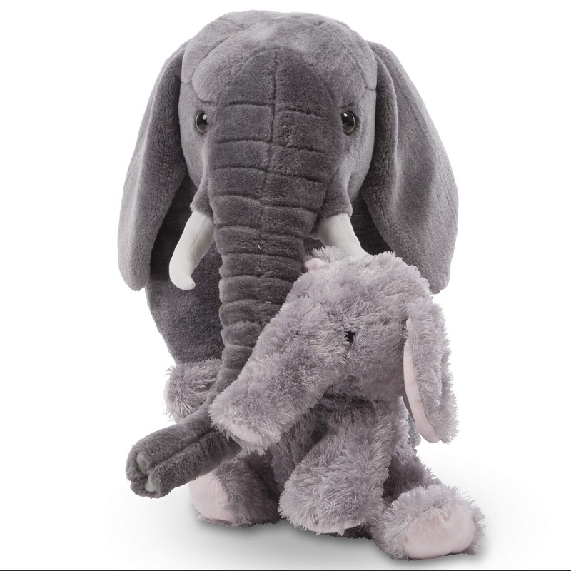 Melissa & Doug Sterling Elephant Stuffed Animal
