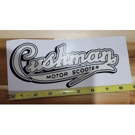 Cushman Motor Scooter Vintage Style Decal Sticker Motorcycle Motorbike