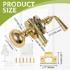 Hicarer 1 Pcs Solid Brass Storm Door Latch Storm Screen