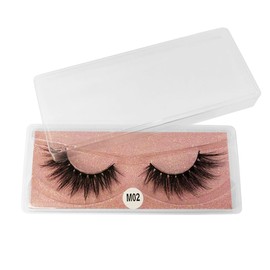 BQRIH F1B/30 F1B/30 Highlight 3D Volume False Eyelashes Mink Lashes Natural Look Fluffy Superfine, Knotless, Fluffy & Soft | 1 Pair
