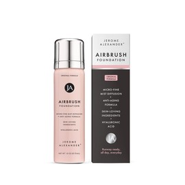 MagicMinerals AirBrush Foundation by Jerome Alexander, Mini Travel Size 1FL Oz, Easy Application Spray Makeup with Anti-Aging Ingredients for Smooth, Radiant Skin - Bright Light