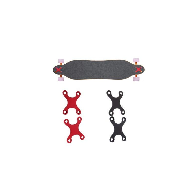 POFET 2 pcs H Shape Skateboard Longboard Anti Sinking Screws