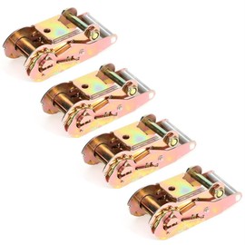 OCPTY Heavy Duty 4pcs 2" Ratchet Handle for Tie Down Strap Car Hauler Flat Bed Tow Truck Trailer