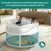 YITAHOME Round Lift Top Coffee Table, Coffee Tables for Living
