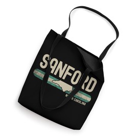 Sanford NC | North Carolina | Travel & 80s Style Tote Bag