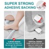 KRUI Collapsible Shower Threshold Water Dam, 118In, Self Adhesive Shower