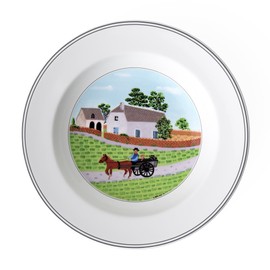 Villeroy & Boch – Design Naif Piatto Fondo Variopinto, Lavabile in Lavastoviglie, Adatto per Microonde, Piatto Ceramica, Ciotola per Zuppa, Porcellana Premium