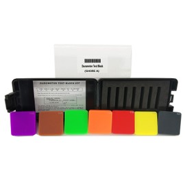 VTSYIQI Durometer Test Block A Type Rubber Hardness Test Block Durometer Test Block Kit for Durometers Type A Durometer Test Block Color Black