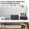 Vacuum Seal Bags for Clothing Travel, Electric Pump Included, Heavy-duty