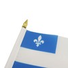 AZ FLAG - Quebec Table Flag 4'' x 6'' -