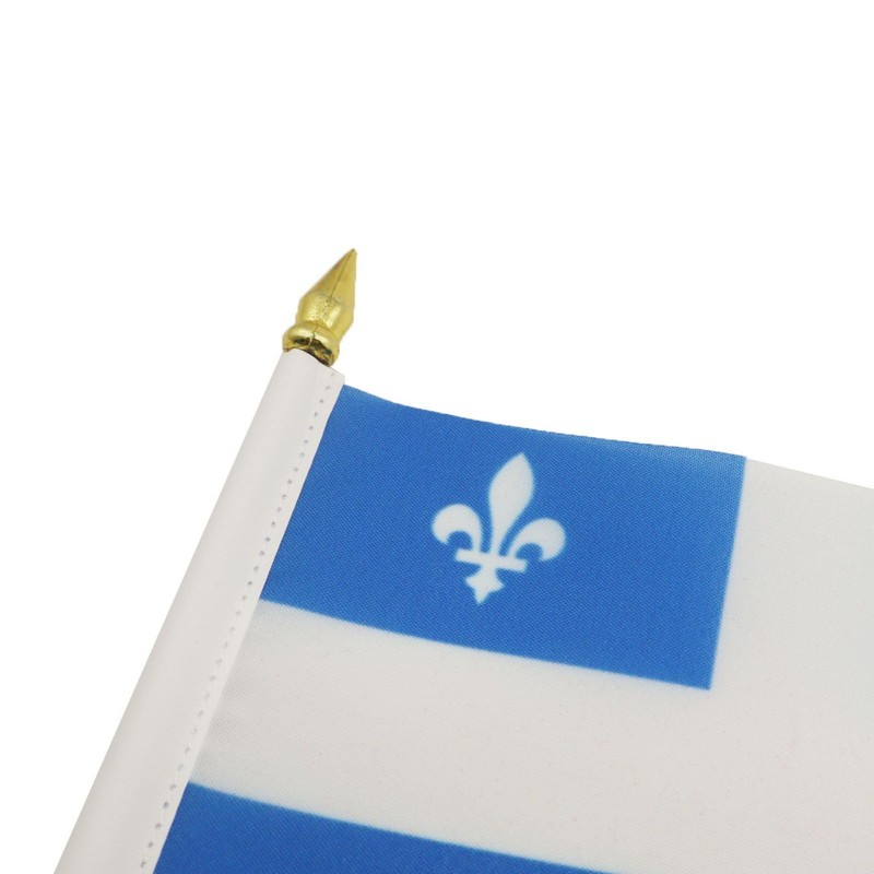 AZ FLAG - Quebec Table Flag 4'' x 6'' -