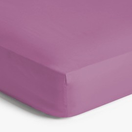 Imperial Rooms Brushed Microfibre Fitted Sheets Double 25 CM Easy Care Soft Breathable Fade Resistant Bed Sheets (Purple)