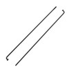 QUARKZMAN 40pcs 14G J Curve 138mm Spokes with Nipples for