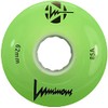 Luminous LED Quad Roller Skate Outdoor Wheels (4 Pack, Green,