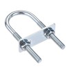 sourcing map 1 Set M8 Round U-Bolt Shackle Bolts Steel