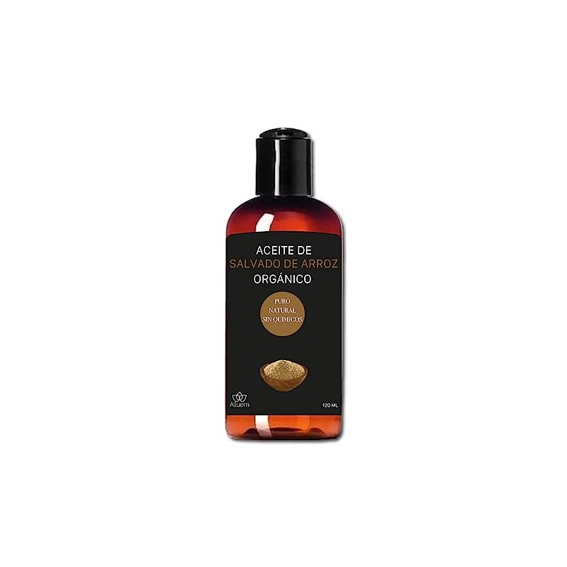 Alluem Aceite De Salvado De Arroz 100% Puro Orgánico Masajes