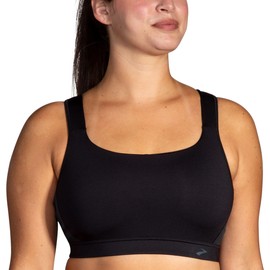 BROOKS 350089001 Drive Convertible Run Bra 2.0 Sports Bra Women's Black Size 0362D